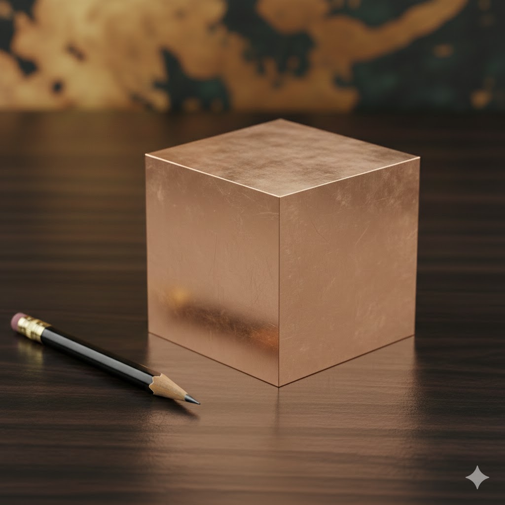 Solid Copper Cube